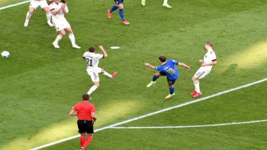 صورة إيطاليا تتفوق على بلجيكا وتحتل المركز الثالث في دوري الأمم -فيديو