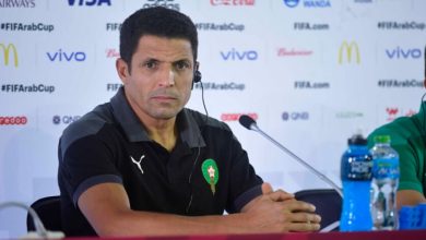 صورة الحسين عموتة عن مباراة الجزائر: “لا تهمني الترشيحات وسنجري بعض التغييرات”