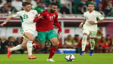 صورة بضربات الجزاء الترجيحية.. الجزائر يتفوق على المغرب ويبلغ نصف نهائي كأس العرب -فيديو