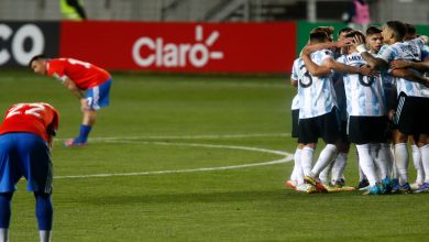 صورة بدون ميسي.. الأرجنتين تتفوق على تشيلي بثنائية -فيديو