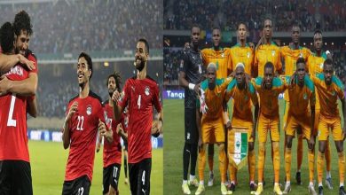 صورة التشكيلة الرسمية لكوت ديفوار ومصر في ثمن نهائي كأس إفريقيا